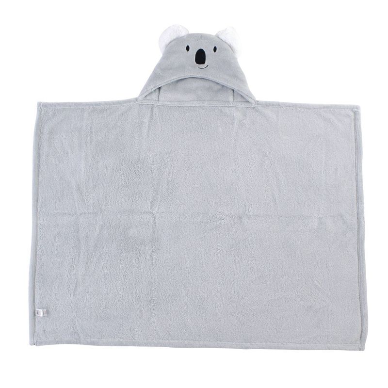 Hudson Baby Unisex Baby and Toddler Hooded Animal Face Plush Blanket - Koala One Size