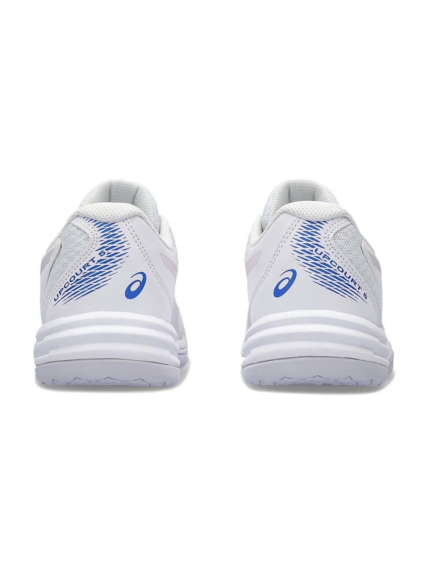 Asics Women's Upcourt 5 Off White Indoor Court Shoes