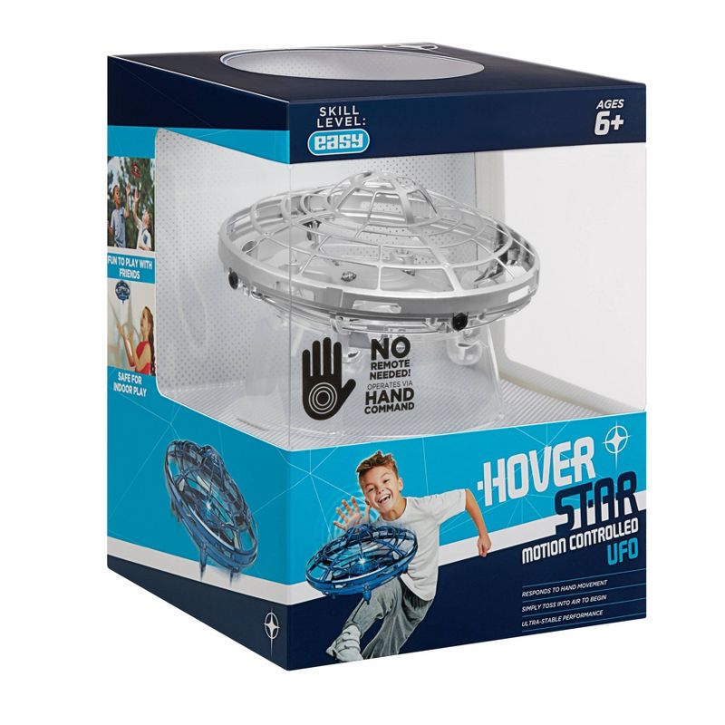 The Original Hover Star Motion Controlled UFO- Silver