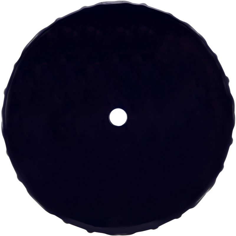 Puma Garden Stool - Navy Blue - Safavieh