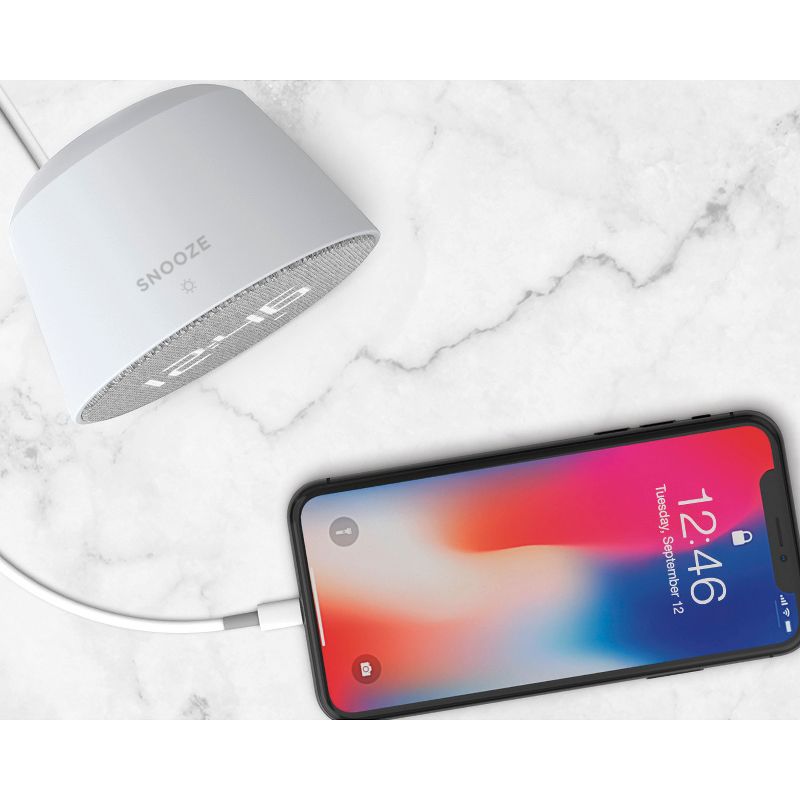 iHome Qi Charging Bluetooth Alarm Clock