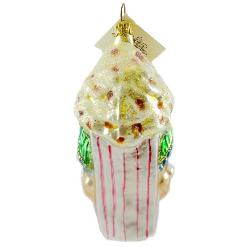 Larry Fraga Popcorn Box Circus Clown Movie Ornament  -  Tree Ornaments