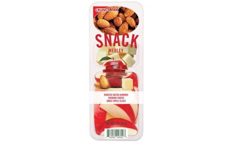 Crunch Pak Snack Medley: Apples, Salted Almonds, & White Cheddar - 3oz