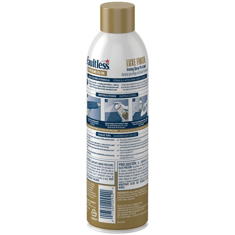 Faultless Premium Spray Starch - 20oz