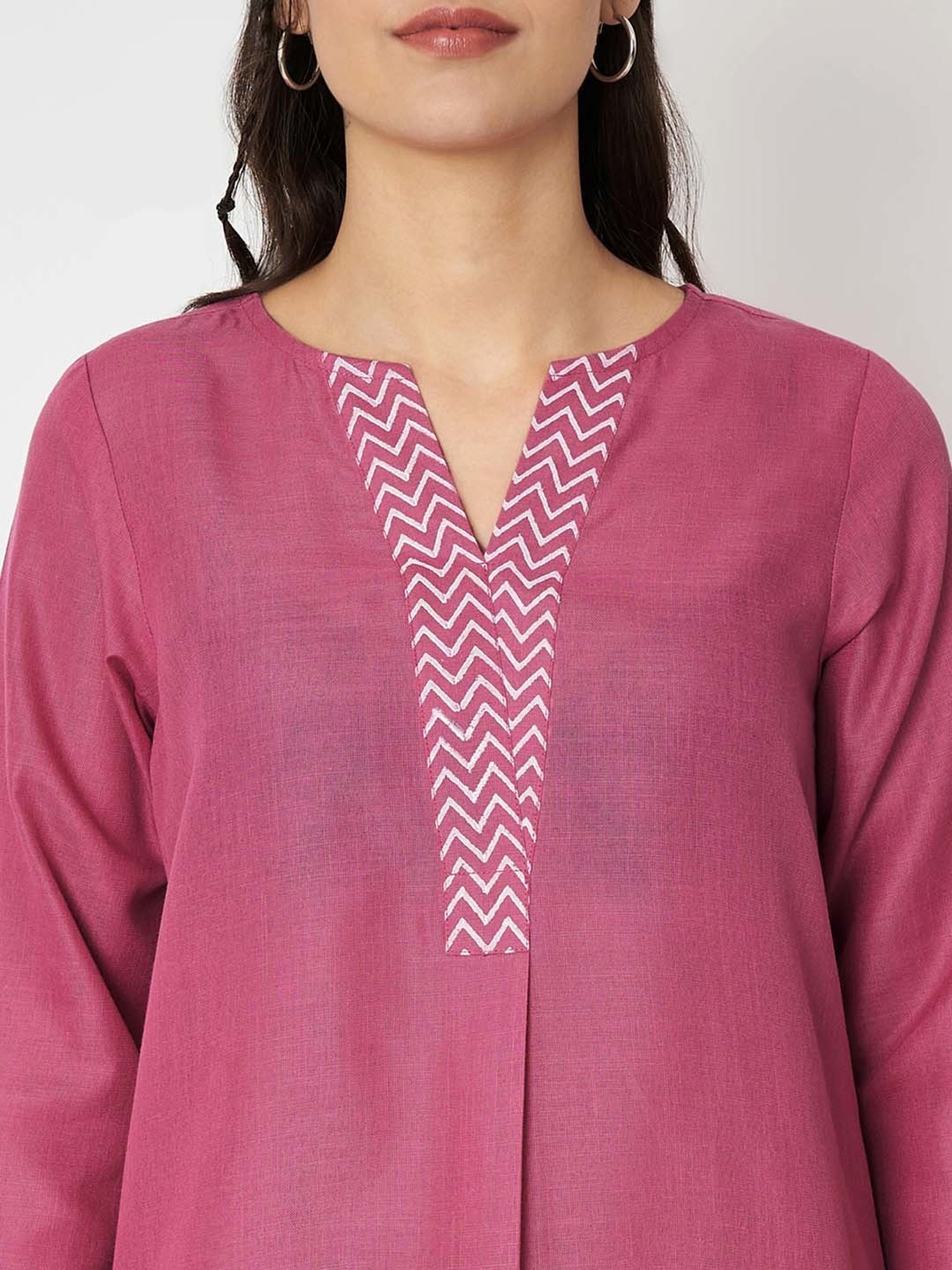 9rasa Pink Tunic & Pant Set