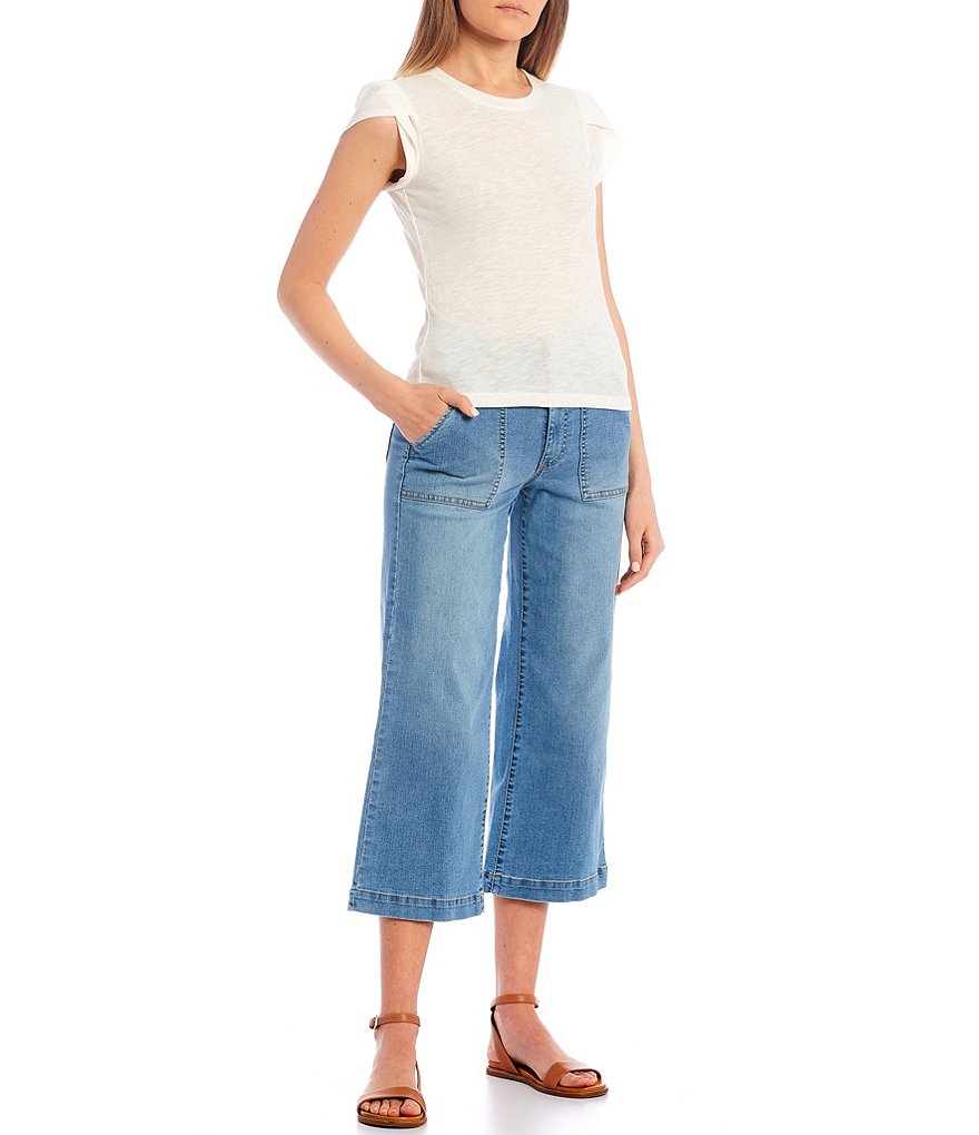 Copper Key Tulip Sleeve Knit Tee