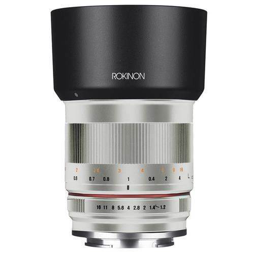 Rokinon 50mm f/1.2 Manual Focus Lens f/Sony E Mount Nex Series Cameras - Silver