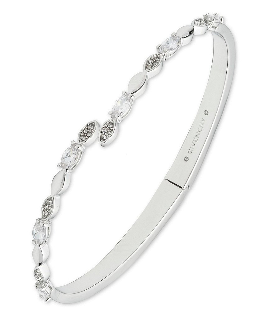 Givenchy Crystal Bypass Cuff Bracelet