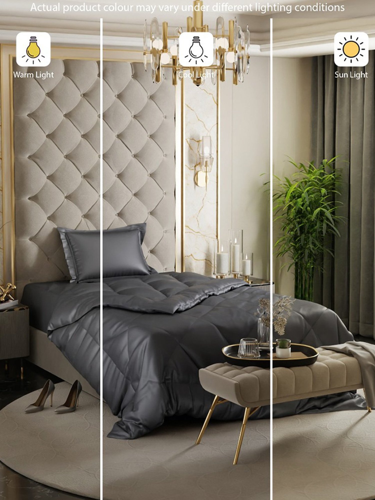 Stoa Paris Day Night Collection Twilight Embrace Polyester 150 GSM Comforter