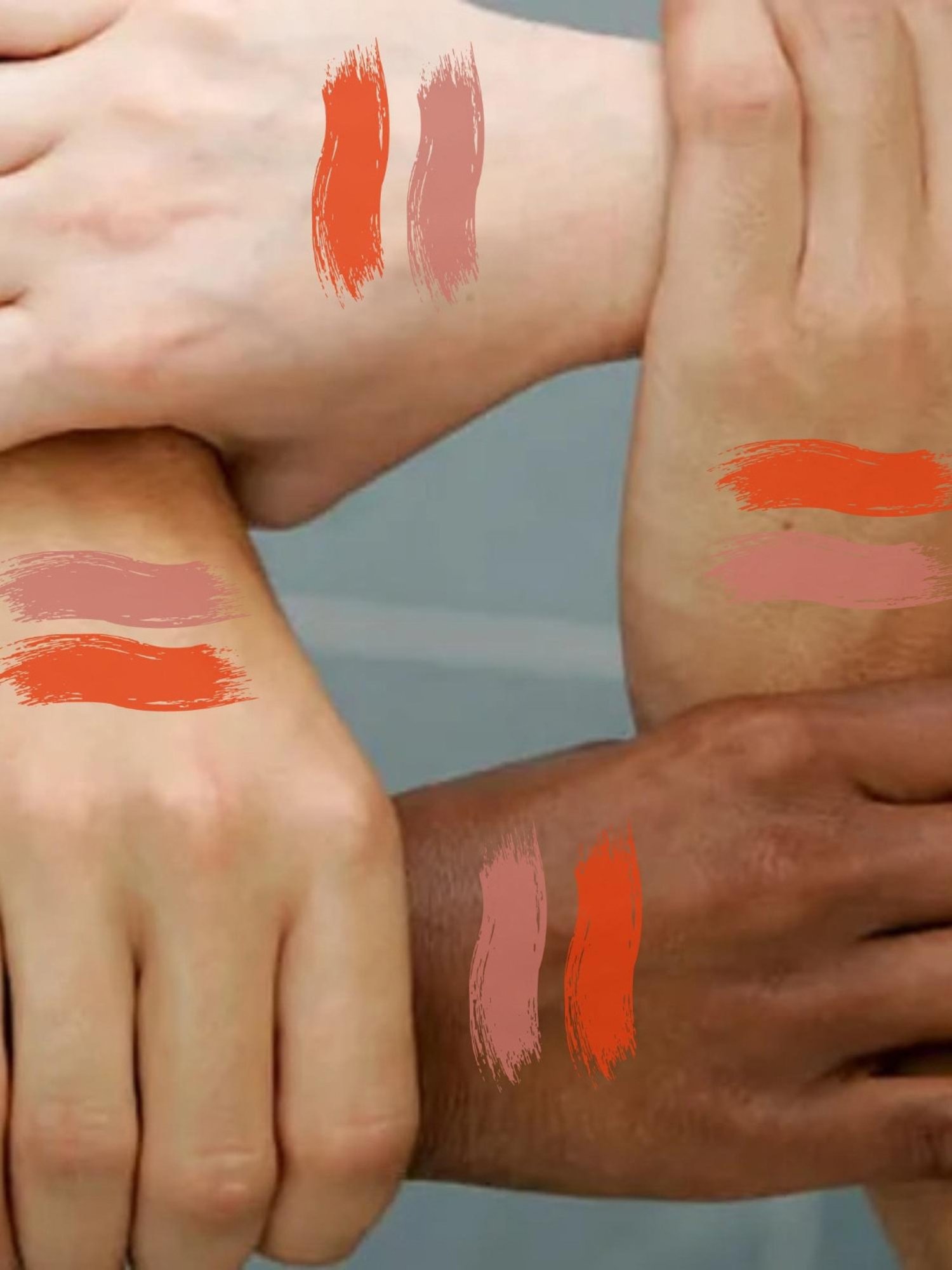 KINDED Liquid Lip Colour 08 Sangria Orange & 10 Perfect Nude Combo