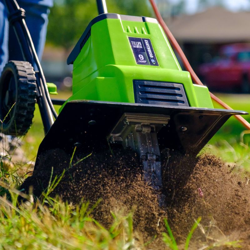 Sun Joe TJ600E Electric Garden Tiller/Cultivator | 14-Inch | 6.5 Amp.