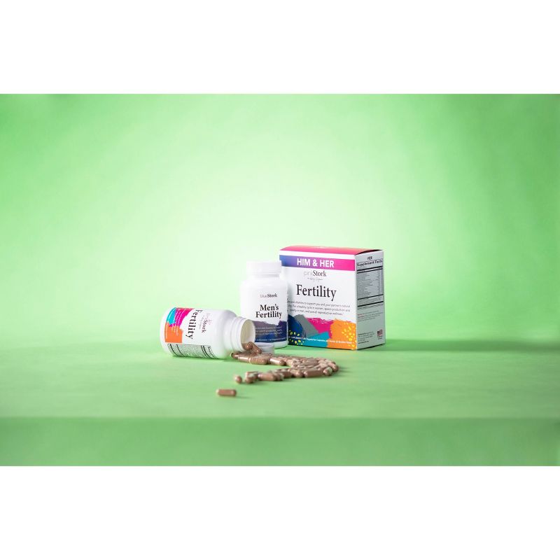 Pink Stork His & Hers Fertility Capsules - 120ct