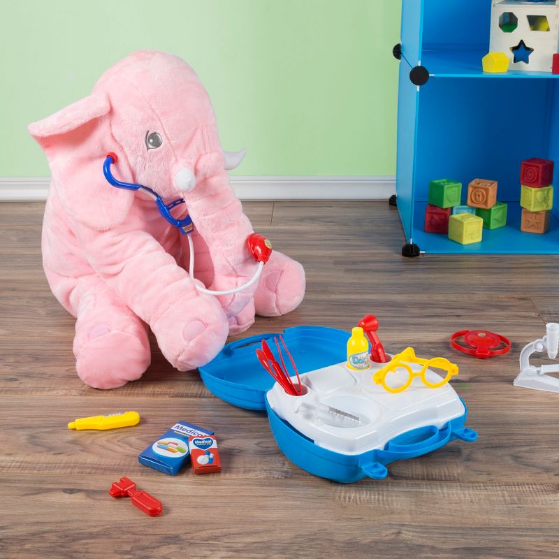 Doctor Kit for Kids - 15 Piece Complete Pretend Play Doctor Toy Set Including Carrying Case for Toddlers Boys and Girls by Hey! Play!