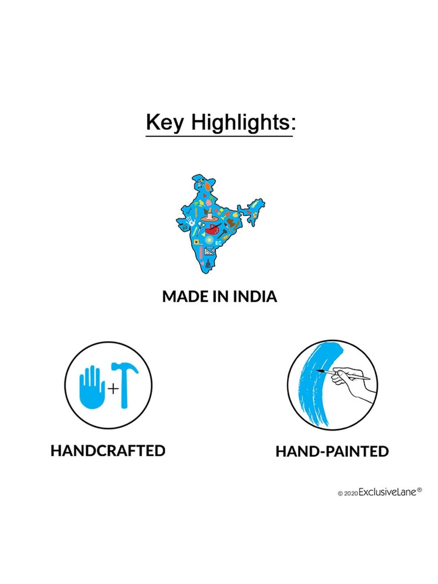 Gathari White & Orange Ceramic Desk Planter