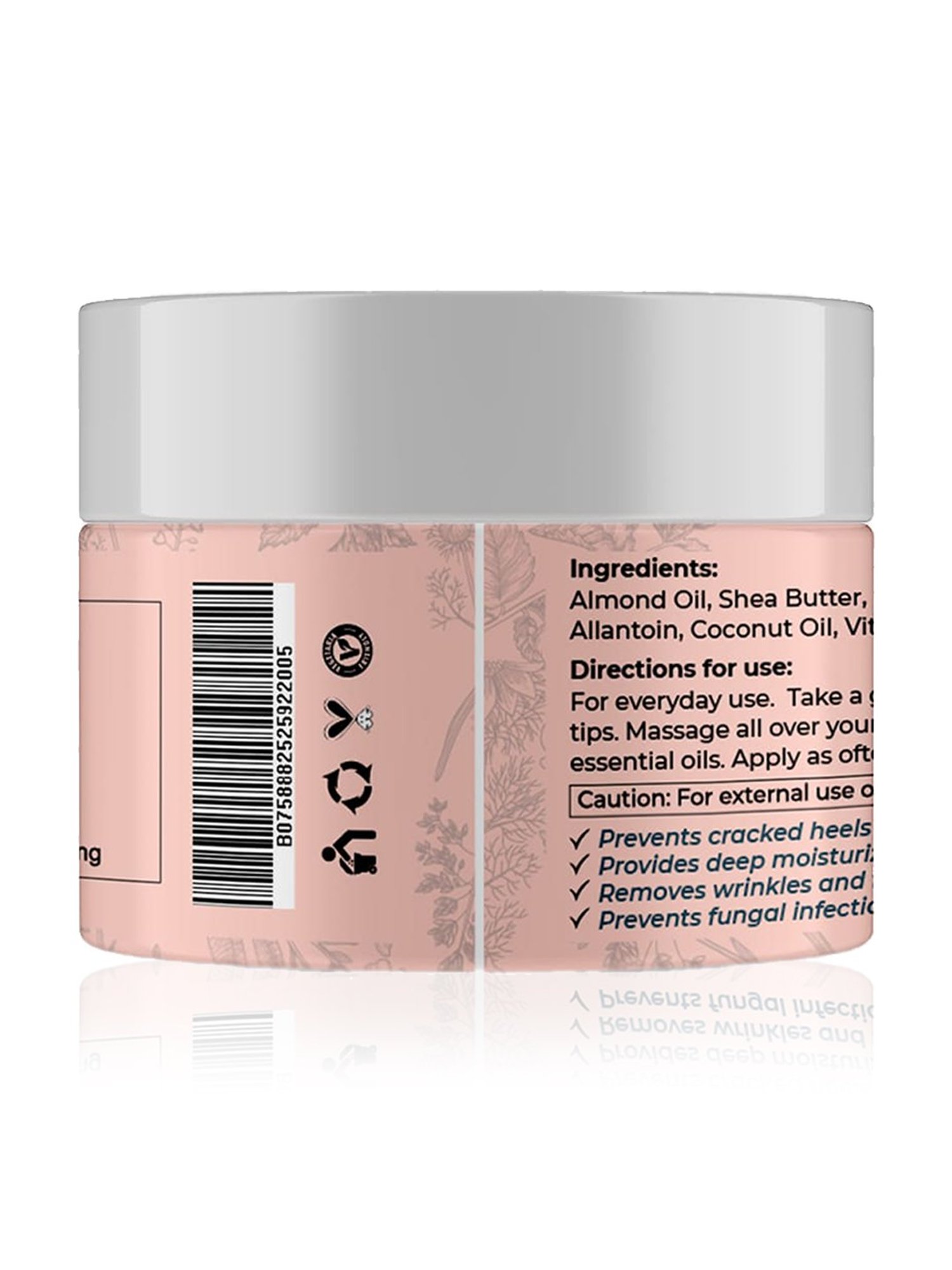 Teal & Terra Foot and Heel Repair Treatment With Coconut and Olive Oil - 50 ml