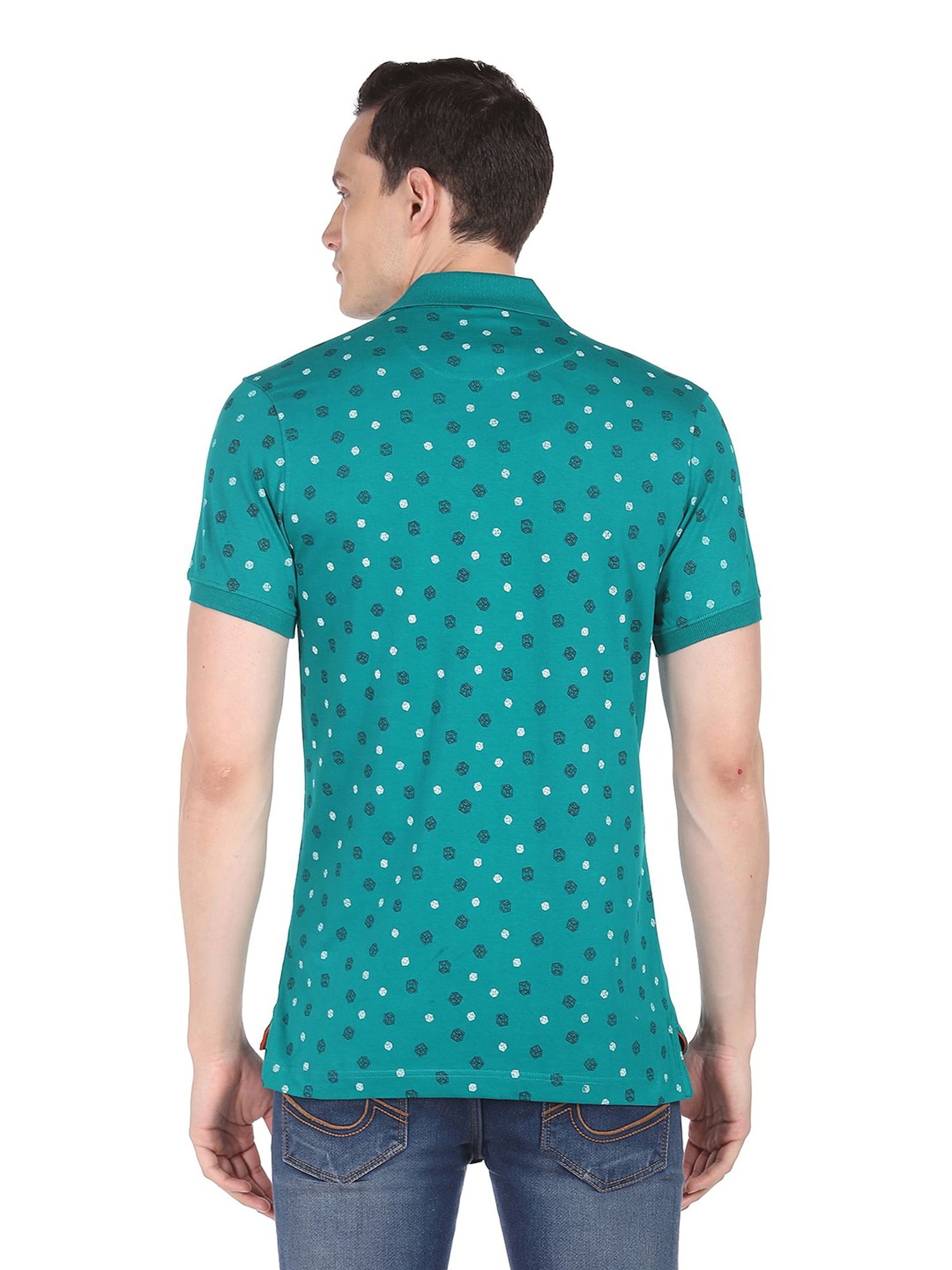 AD by Arvind Blue Polo T-Shirt