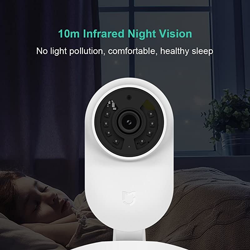 Mi Home Security Camera,  HD 1080P 2.4G/5G WiFi Smart IP Security Surveillance System for Baby Pet Indoor Monitor, Night Vision, Two Way Audio