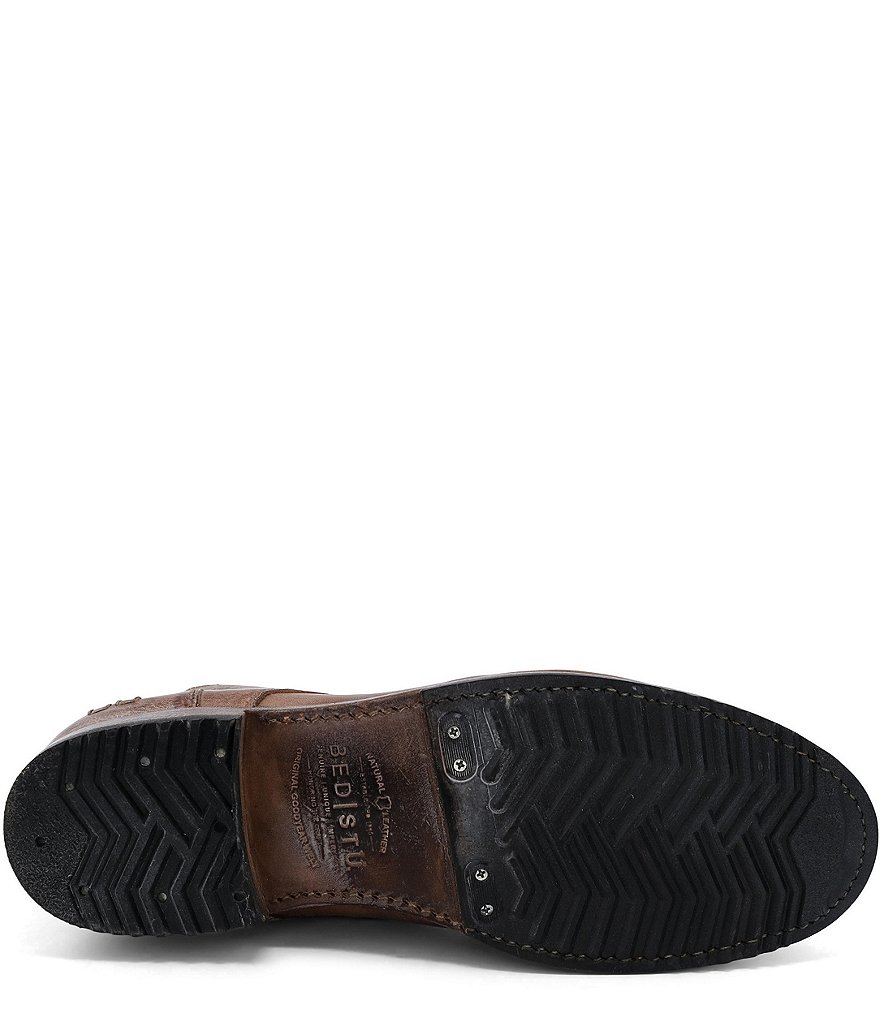 Bed Stu Men's Protege Distressed Leather Cap Toe Combat Boots