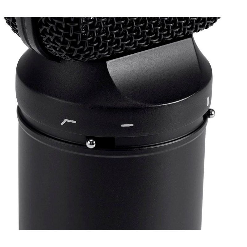 Monoprice LR100 Ribbon Microphone w/ Shock Mount, Figure 8 Polar Pattern, For Electric Guitar Cabinets, Drums, Brass & Woodwinds - Stage Right Series