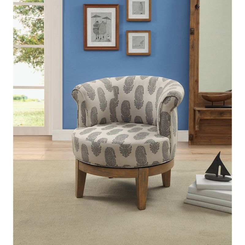 Beachum Swivel Accent Chair Tan - Treasure Trove Accents