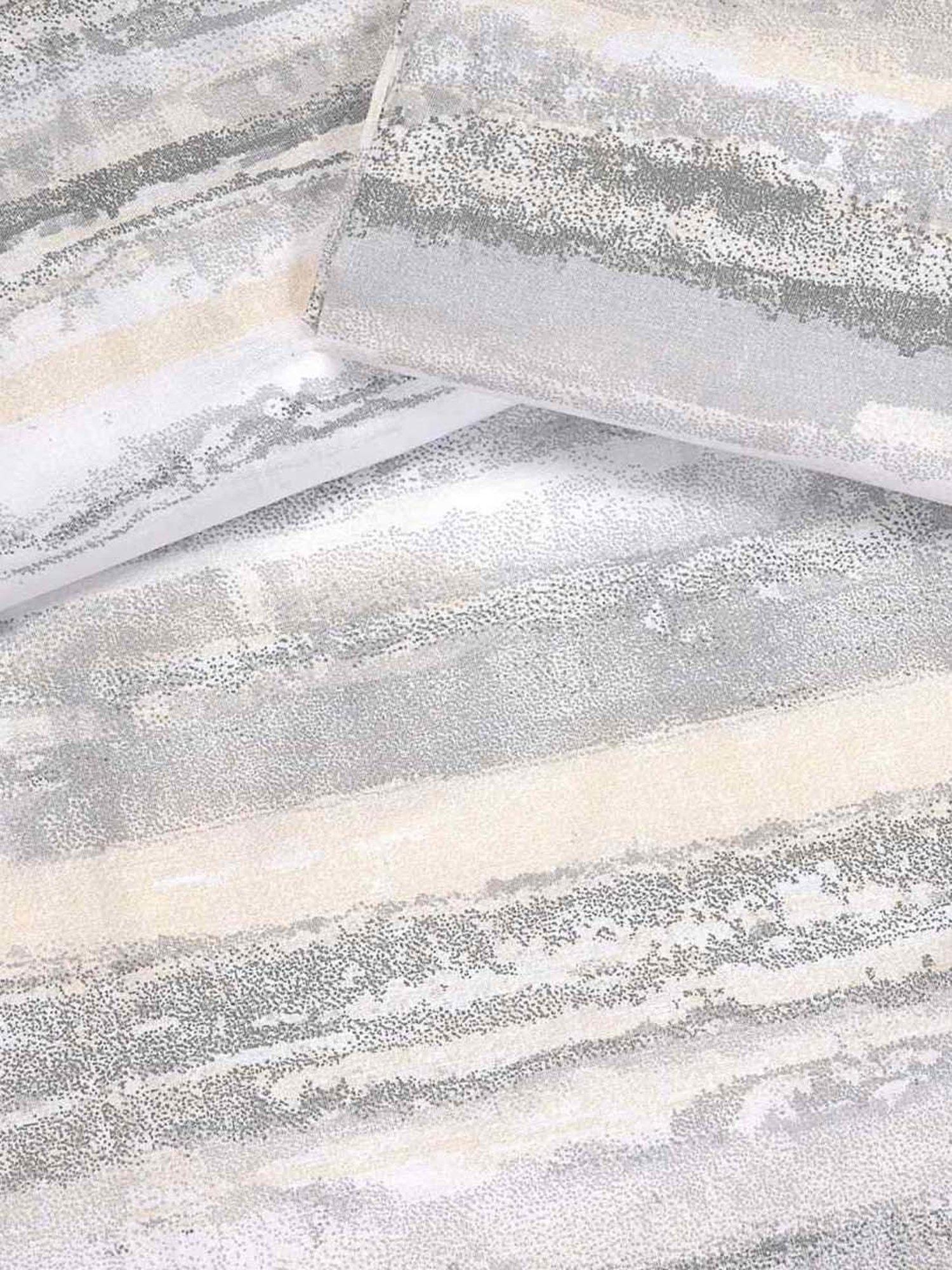 Saral Home Easy Living Grey Microfiber 200 TC Rive Soft King Bed Sheet With Pillow Covers