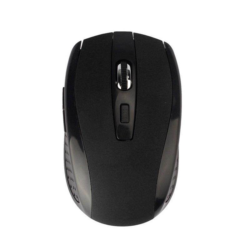 Adjustable 1600DPI 2.4G Optical Wireless Mouse Mice For Laptop PC BK