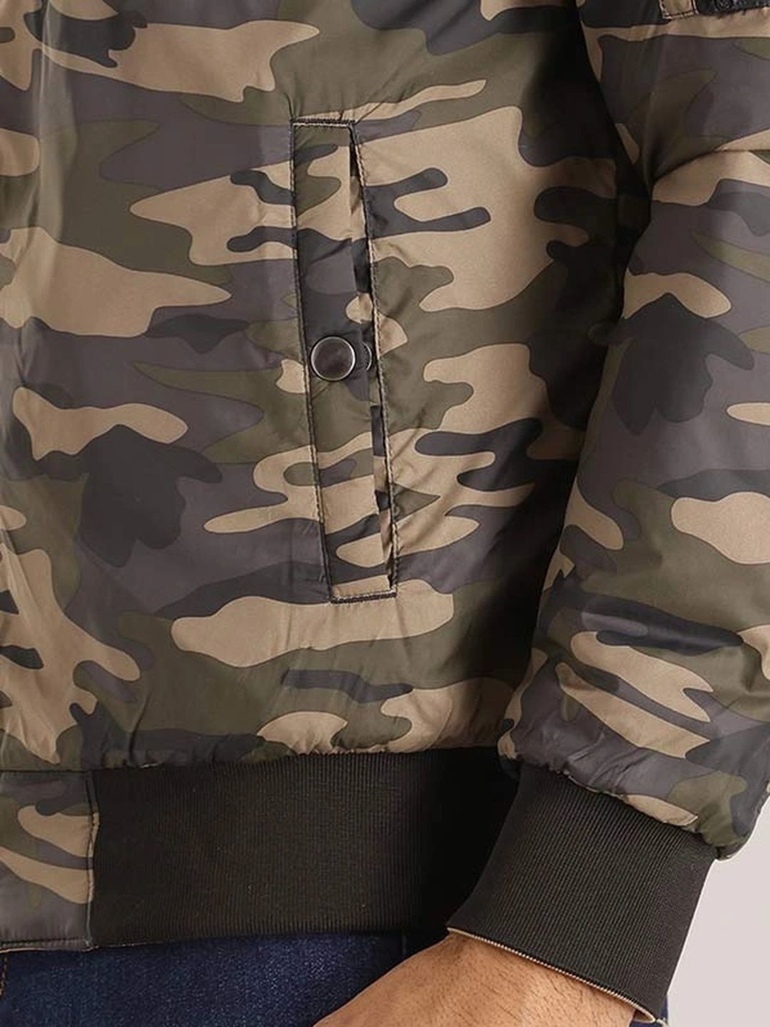 Indian Terrain Multicolor Regular Fit Printed Reversible Jacket