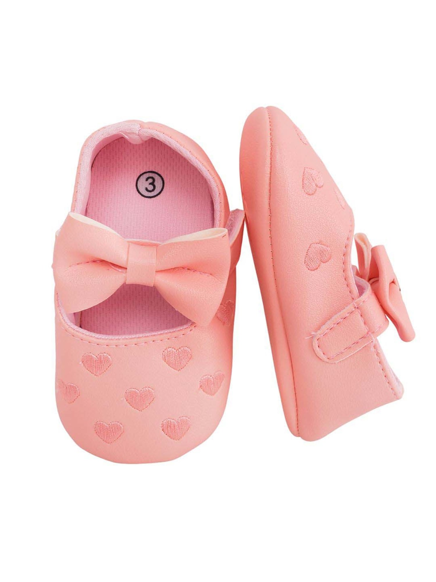 Baby Moo Kids Pink Casual Mary Jane Shoes