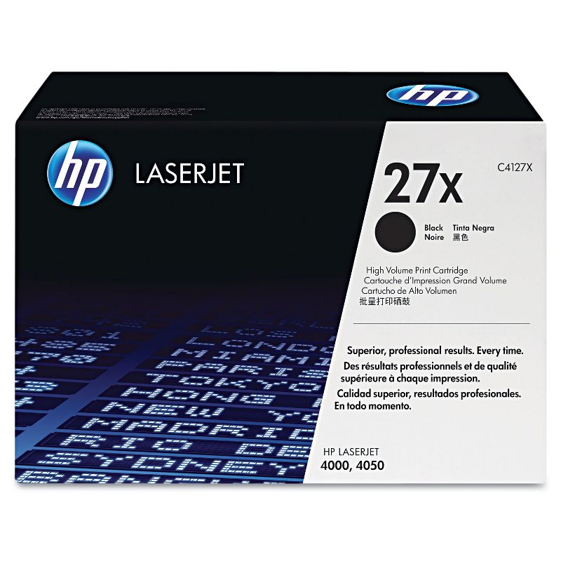 HP Inc. HP 27X (C4127X) High Yield Black Original LaserJet Toner Cartridge 