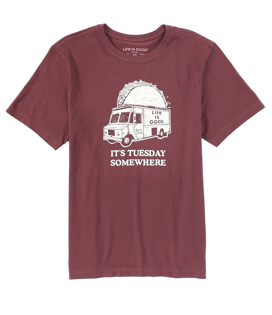 Life Is Good Short-Sleeve Taco Tuesday Truck Graphic Tee
