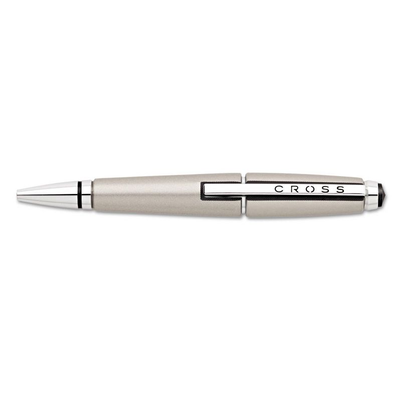 Cross Edge Pen, 0.7 mm, Medium, Black Ink, Titanium Barrel
