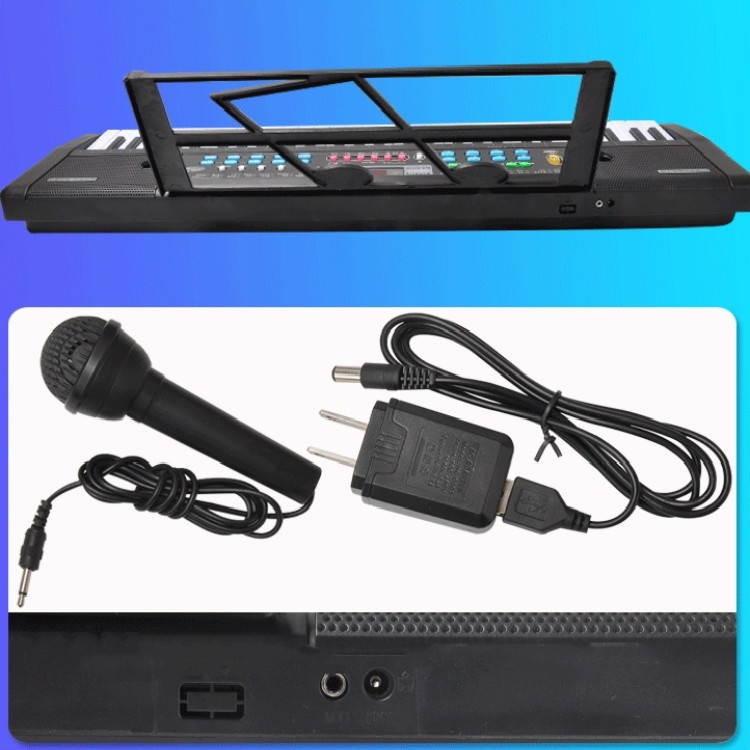 Large 61 Key Childrens Keyboard Musical Instrument Toy, Specification:CN Plug