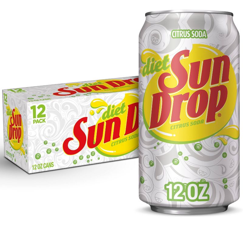 Diet Sun Drop Soda - 12pk/12 fl oz Cans
