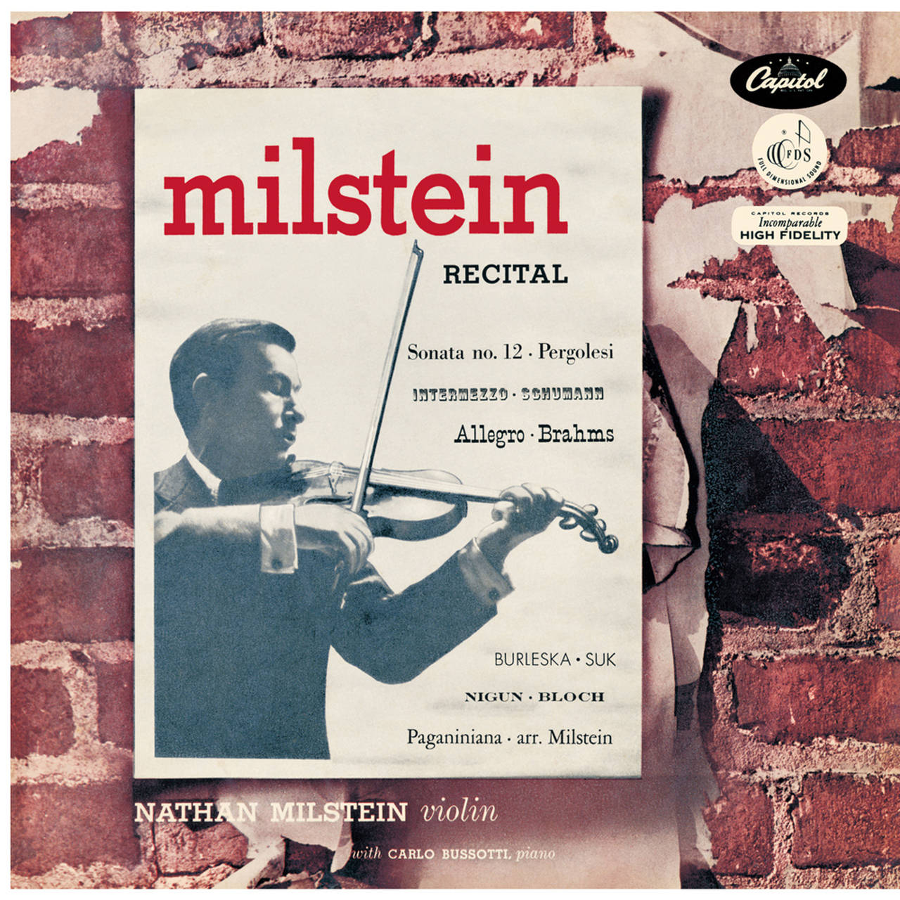 Nathan Milstein A Nathan Milstein Recital 180g Import LP (Vinyl)