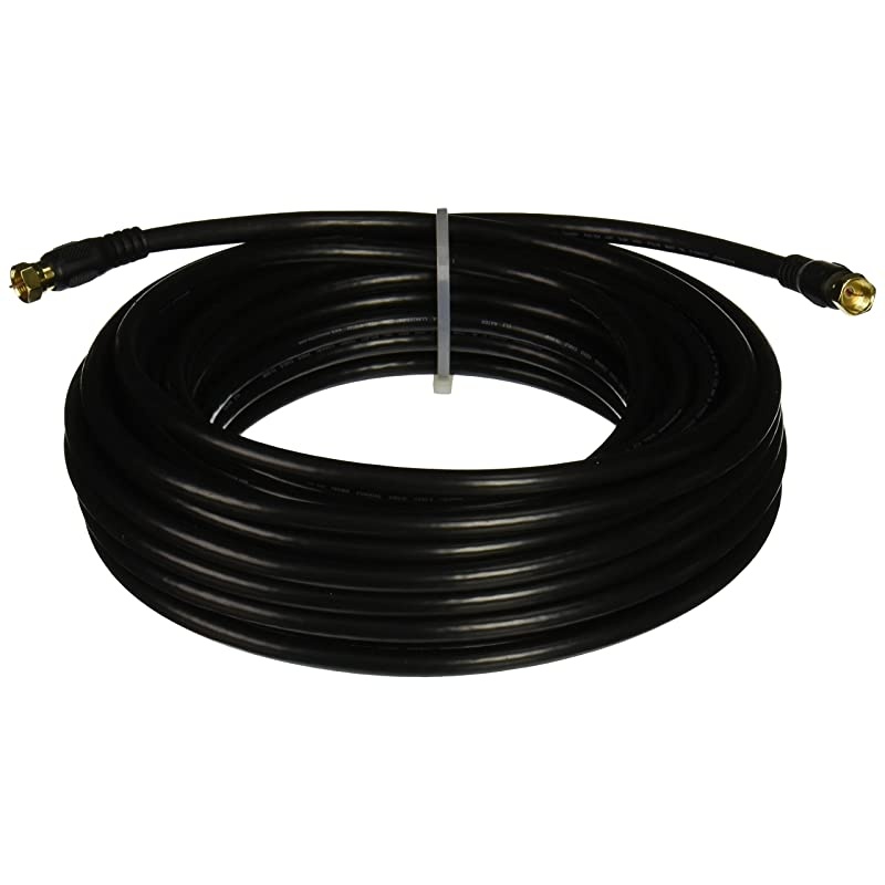 103034 RG6 Quad Shield CL2 Coaxial Cable with F Type Connector