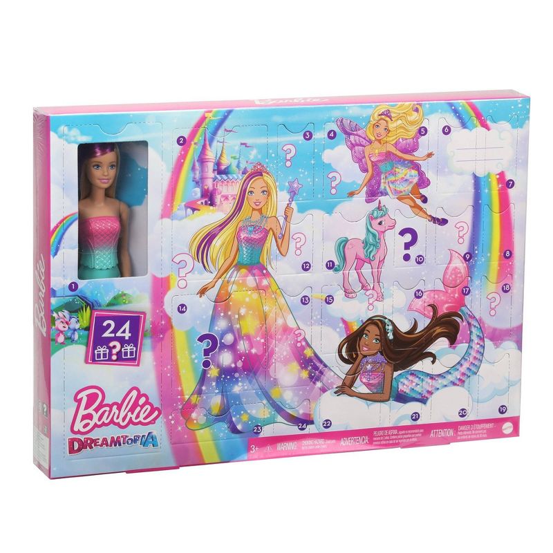 Barbie Dreamtopia Advent Calendar with Doll