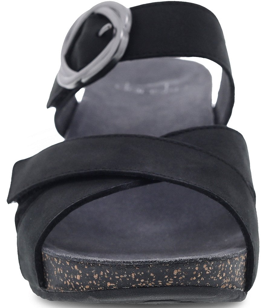 Dansko Susie Leather Slide Wedge Sandals