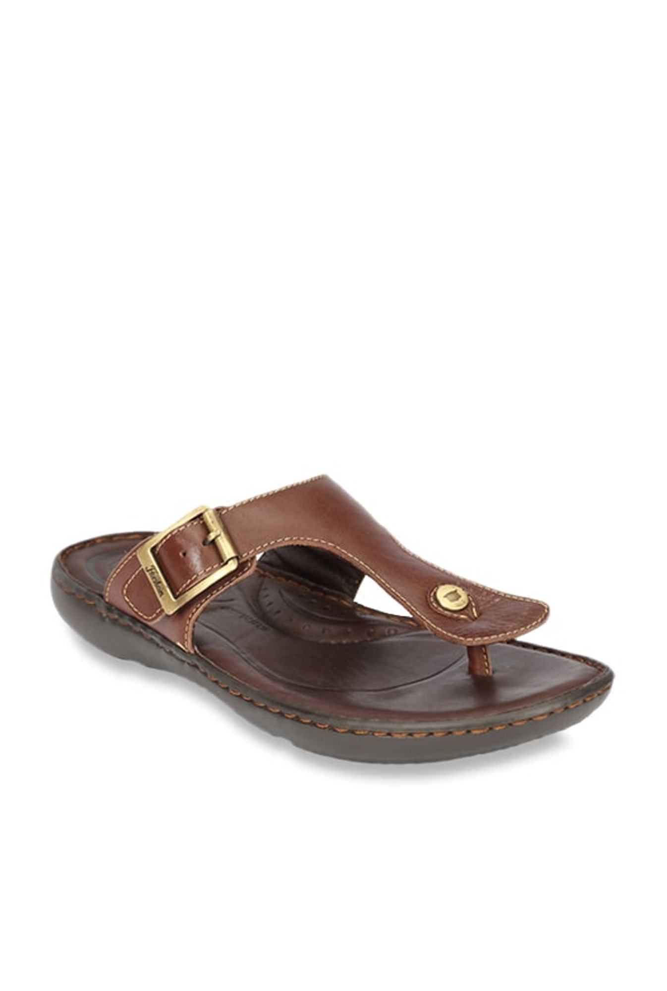 Florsheim LEWIS Tan T-Strap Sandals