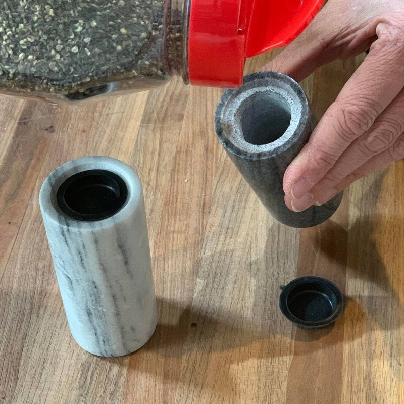 2pc Marble Salt and Pepper Shaker Set - Fox Run