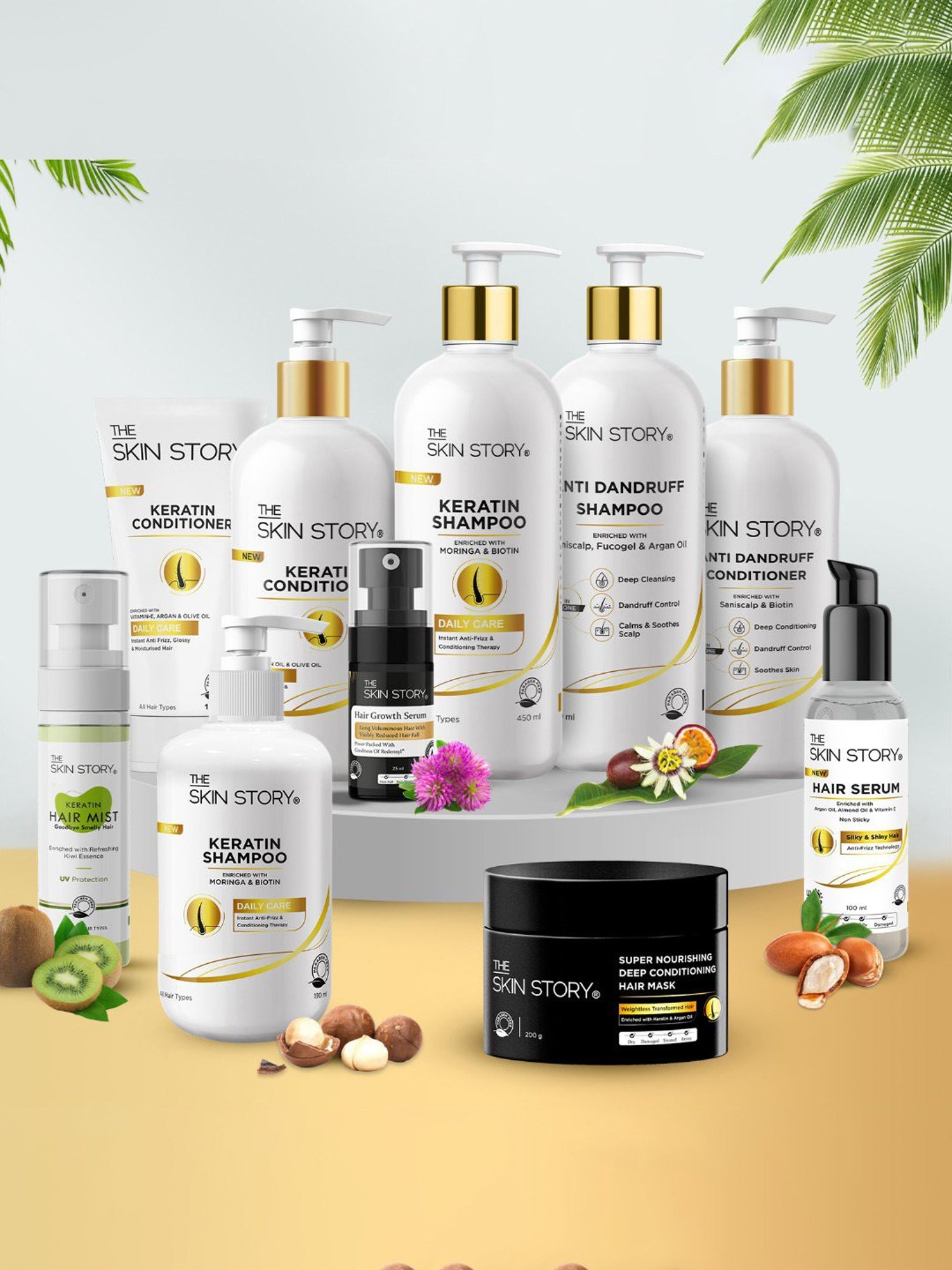 The Skin Story Moringa & Biotin Keratin Shampoo - 190 ml