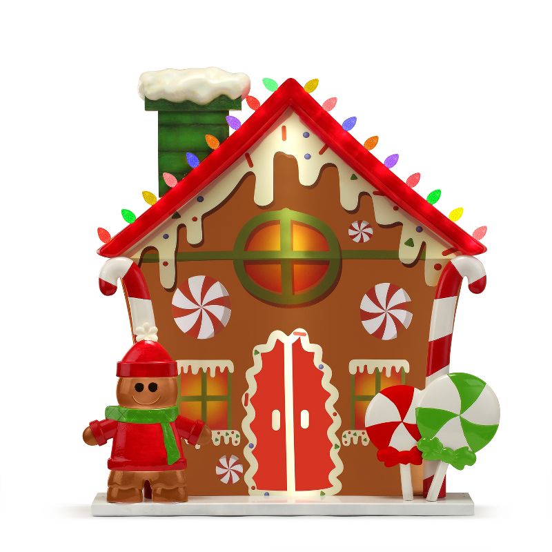 Mr. Christmas Outdoor Light up Christmas Decoration - Gingerbread House