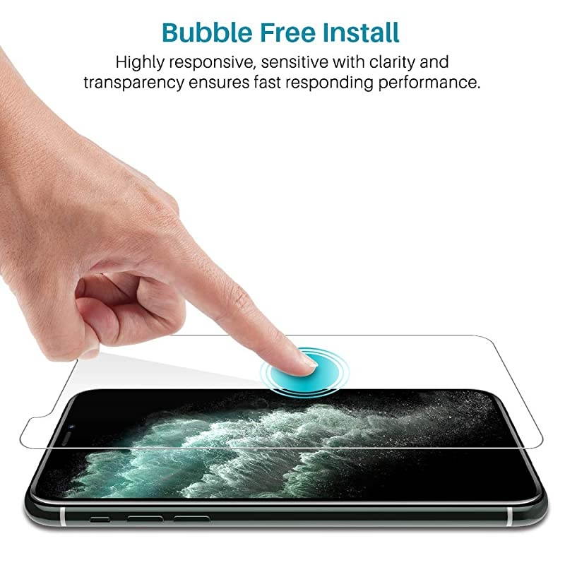 2 Pack  iPhone 11 Pro Max Camera Lens Screen Protector + 2 Pack TemperedGlass Screen Protector Film Scratchresistant fingerprintproof for iPhone 11 Pro Max 65inch