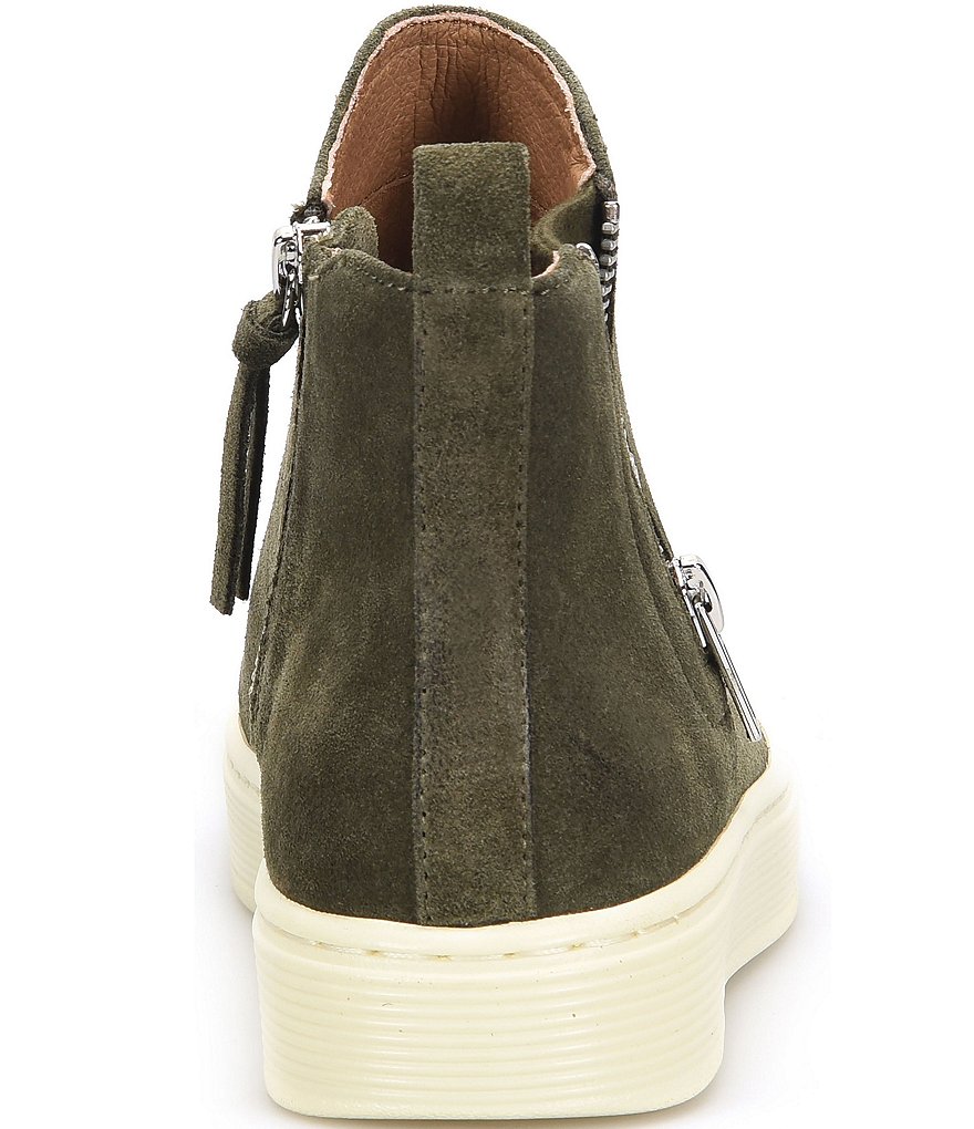Sofft Britton Zip Waterproof Suede High-Top Sneakers