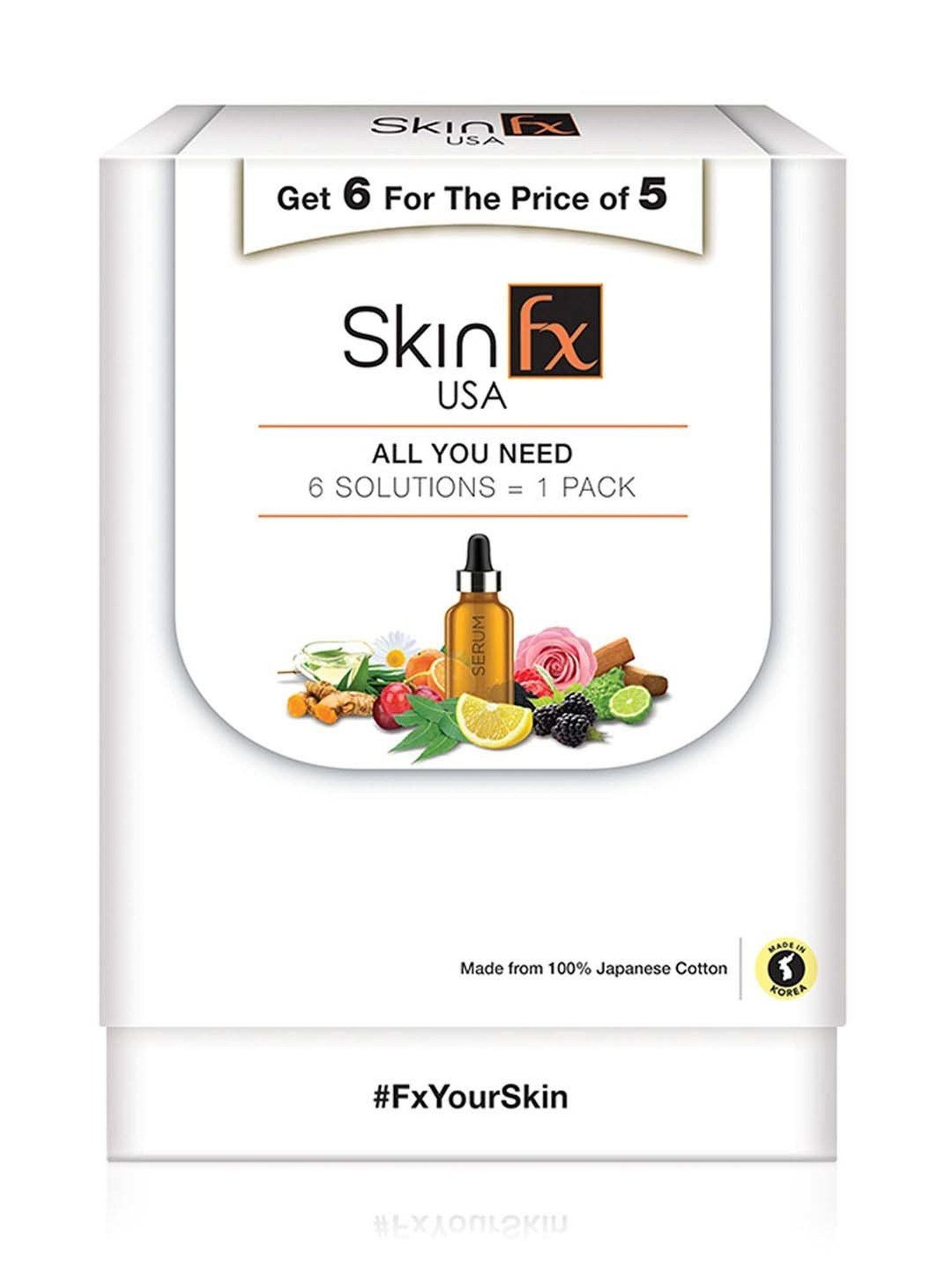 Skin Fx 6 Serum Mask All You Need 6 Solutions in 1 Pack