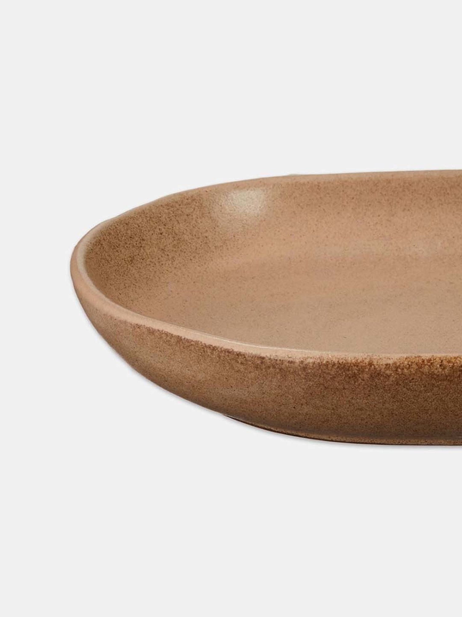 Fabindia Chitra Red Ceramic Large Oval Platter