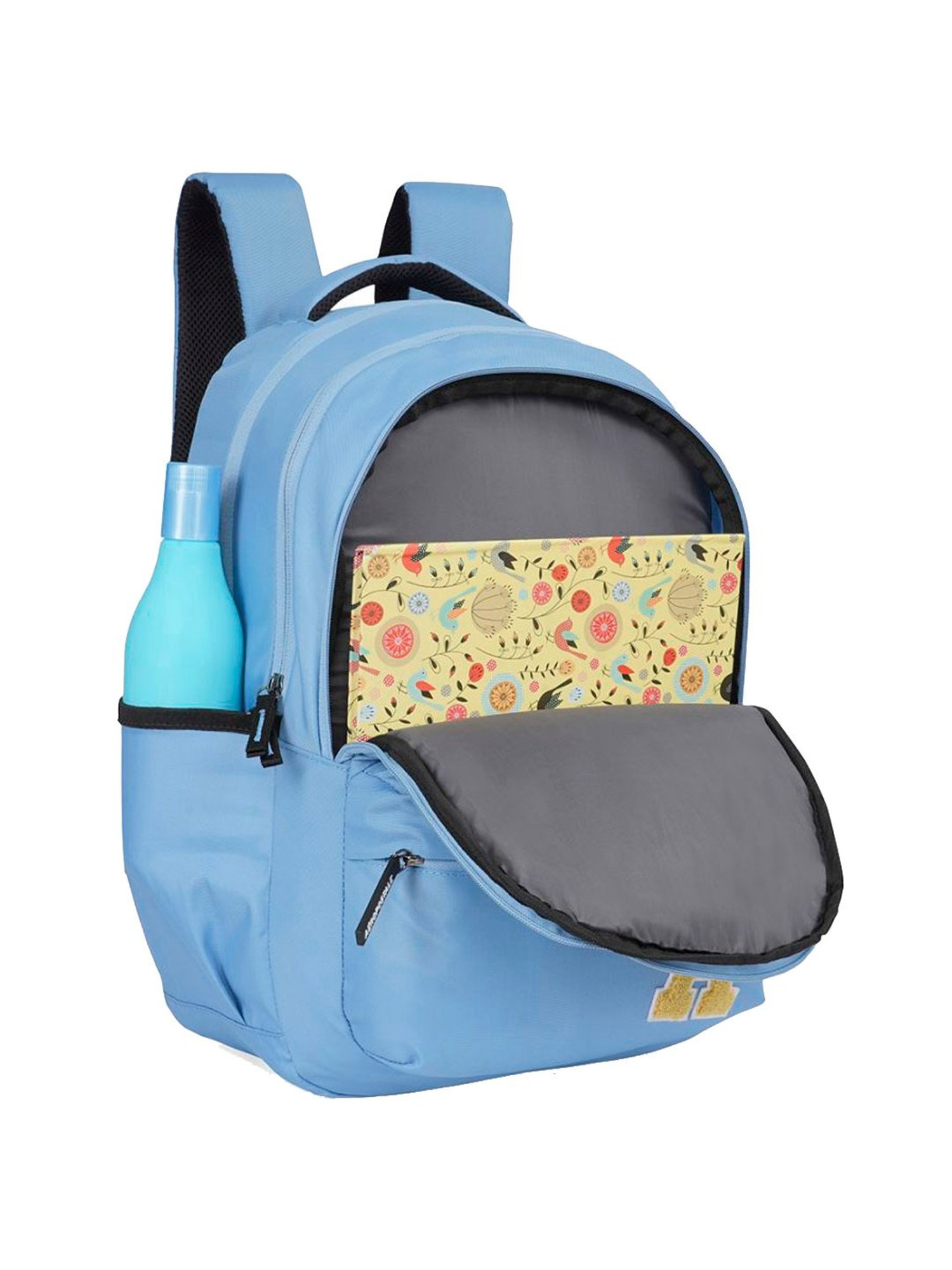Aeropostale Marlin Light Blue Polyester Printed Laptop Backpack - 23 Ltrs