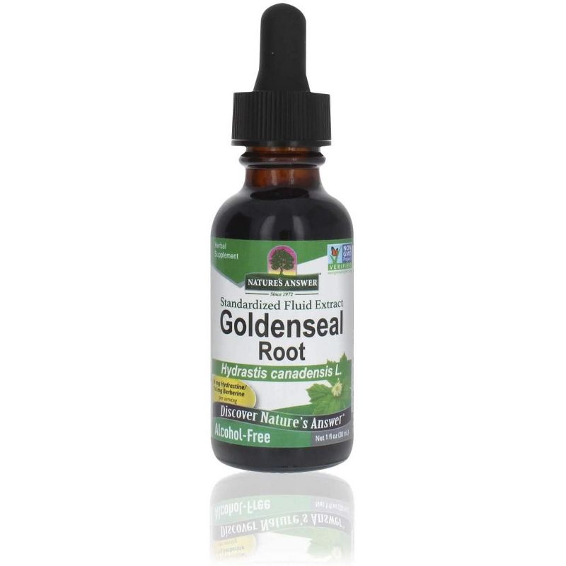 Nature's Answer Supports Immune System, Goldenseal Root Liquid-1oz
