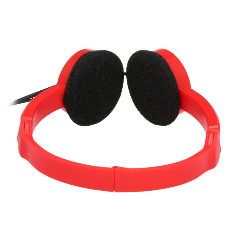 KUBITE T-111 3.5mm Wired Over-ear Headphones Foldable Sports Headset Portable Music Gaming Earphones w/ Microphone for Kids MP4 MP3 Smartphones Laptop Tablet PC