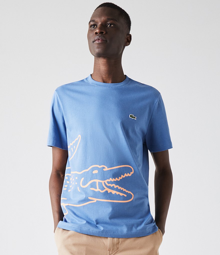 Lacoste Croc Beach Short-Sleeve Organic Materials Tee