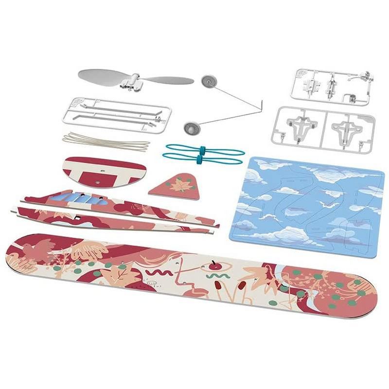 Playsteam Rubber Band Airplane Science - High Wing